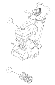Section 01 Diagram and Parts List for SG-9  MK Diamond Grinder
